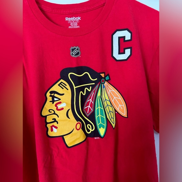 Reebok Chicago Blackhawks J. Toews Youth Red T-Shirt - Picture 2 of 7
